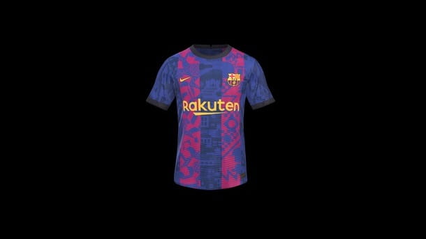 Tercera camiseta del Barcelona Mejores equipaciones FIFA 22