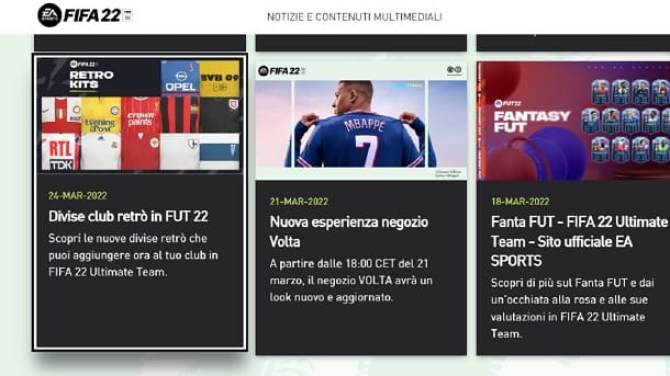 Noticias FIFA 22