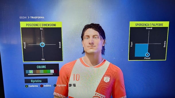 Cómo crear a Francesco Totti en FIFA 22