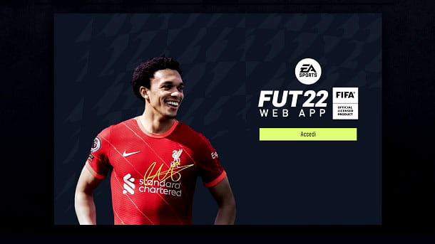 Aplicación web FUT FIFA 22