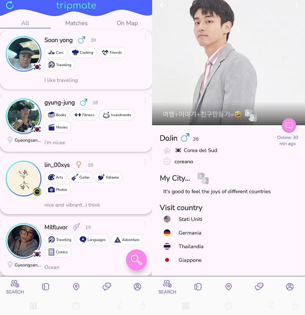 App para conocer coreanos