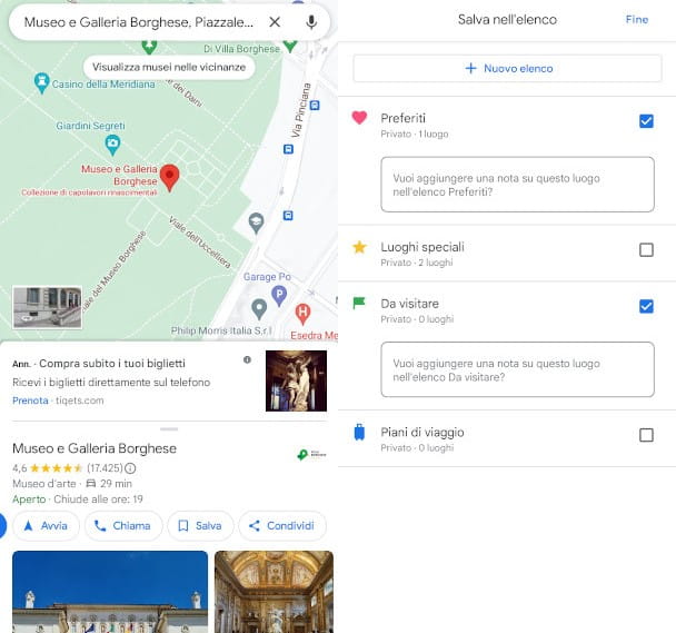 cómo marcar un lugar en la aplicación Google Maps
