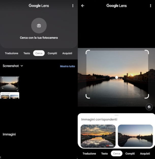 reconocimiento de paisajes con la aplicación Google Lens